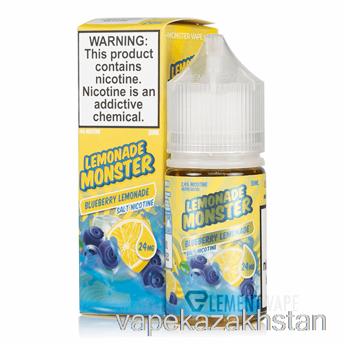 Vape Kazakhstan Blueberry Lemonade - Lemonade Monster Salts - 30mL 48mg